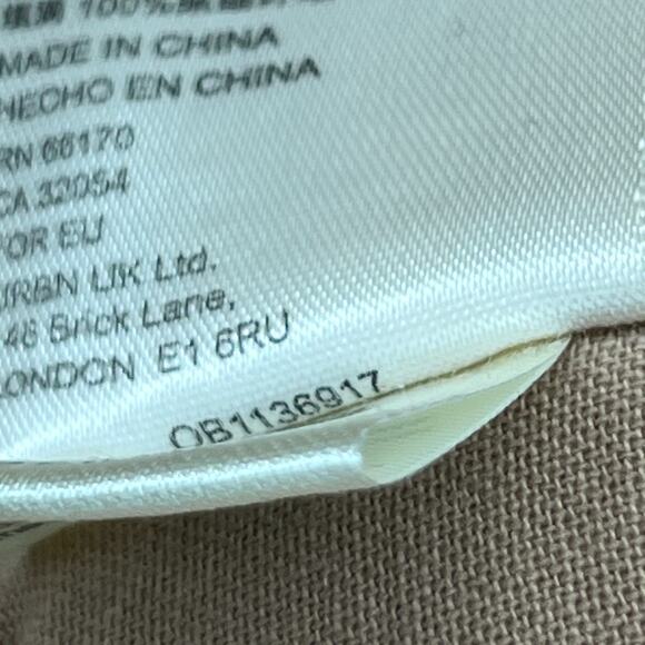 FREE PEOPLE Jacket M Astrid Quilted Insulated Oversized Striped Cotton Brown - Picture 11 of 16